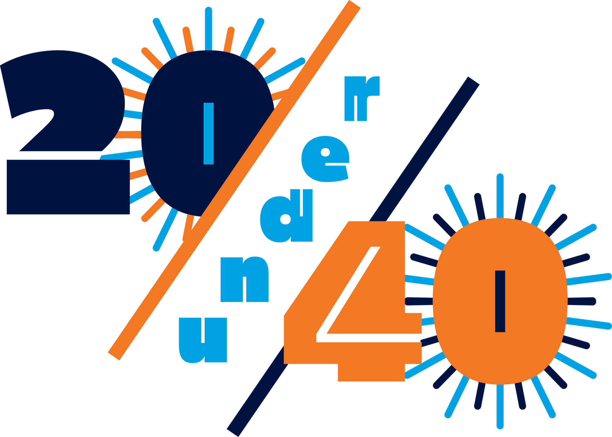 20 Under 40 title